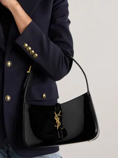 Saint Laurent Le 5 À 7 Patent-leather Shoulder Bag | Thumbnail 2 Saint Laurent Le 5 À 7 Patent-leather Shoulder Bag | Thumbnail 2