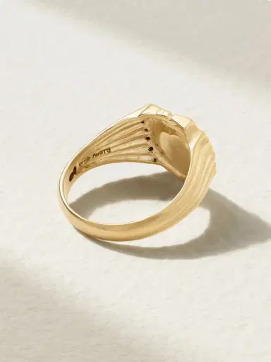 Pascale Monvoisin Chiara 9-karat Gold Diamond Signet Ring | Thumbnail 3 Pascale Monvoisin Chiara 9-karat Gold Diamond Signet Ring | Thumbnail 3