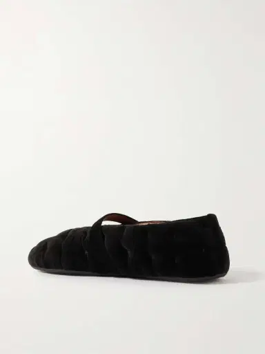 Alaïa Ballerina Velvet Ballet Flats | Thumbnail 3 Alaïa Ballerina Velvet Ballet Flats | Thumbnail 3
