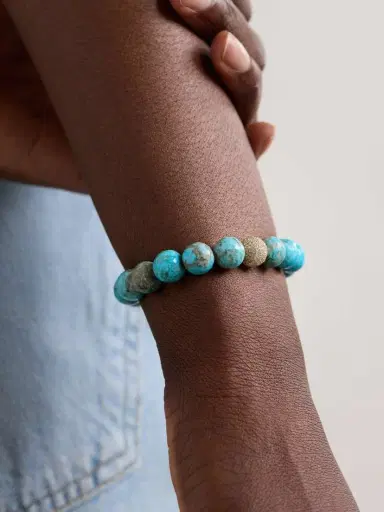 Sydney Evan 14-karat Gold, Turquoise And Diamond Bracelet | Thumbnail 2 Sydney Evan 14-karat Gold, Turquoise And Diamond Bracelet | Thumbnail 2