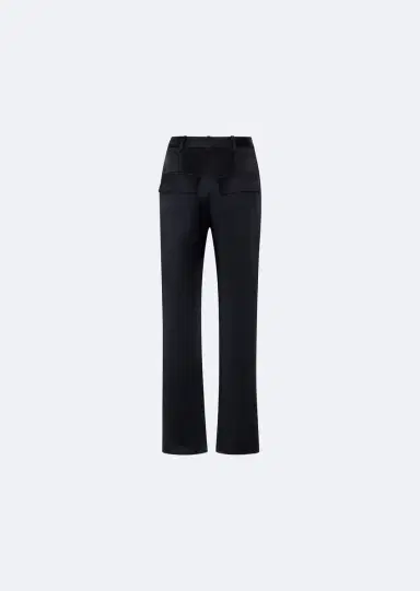 Lapointe Satin Tapered Pleated Pant | Thumbnail 4 Lapointe Satin Tapered Pleated Pant | Thumbnail 4
