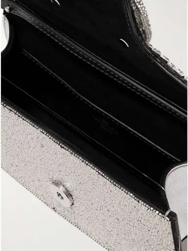 Valentino Garavani Locò Vlogo Small Embellished Leather Shoulder Bag | Thumbnail 5 Valentino Garavani Locò Vlogo Small Embellished Leather Shoulder Bag | Thumbnail 5