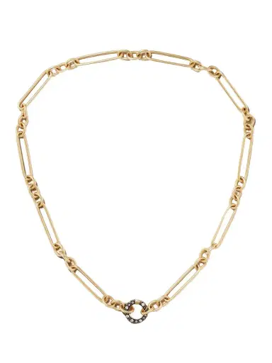 Lucy Delius Trombone Rhodium-plated 14-karat Recycled Gold Diamond Necklace | Thumbnail 1 Lucy Delius Trombone Rhodium-plated 14-karat Recycled Gold Diamond Necklace | Thumbnail 1