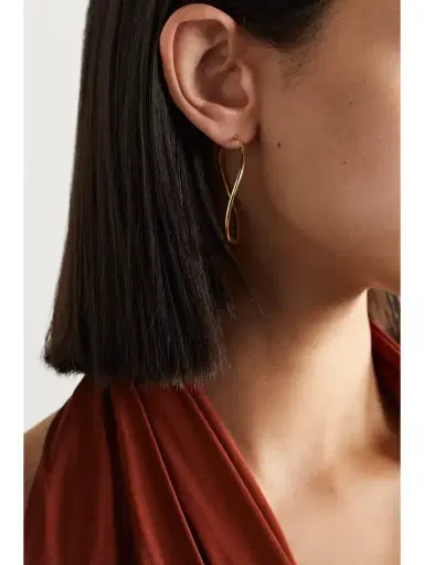 Anita Ko Twisted 18-karat Gold Hoop Earrings | Thumbnail 2 Anita Ko Twisted 18-karat Gold Hoop Earrings | Thumbnail 2