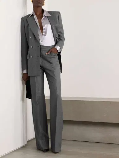 Tom Ford Wool-blend Twill Straight-leg Pants | Thumbnail 2 Tom Ford Wool-blend Twill Straight-leg Pants | Thumbnail 2