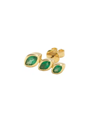 SHAY 18-karat Gold Emerald Earring | Thumbnail 1 SHAY 18-karat Gold Emerald Earring | Thumbnail 1