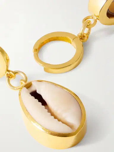 TOHUM Concha Puka Gold Vermeil Earrings | Thumbnail 3 TOHUM Concha Puka Gold Vermeil Earrings | Thumbnail 3