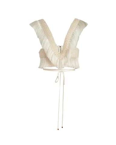 PatBo Fringe Trim Cropped Top | Thumbnail 5 PatBo Fringe Trim Cropped Top | Thumbnail 5