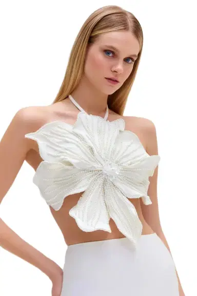 PatBo HAND-BEADED FLOWER TOP | Thumbnail 1 PatBo HAND-BEADED FLOWER TOP | Thumbnail 1