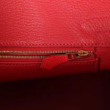 HERMÈS Pre-owned Hermes Birkin 30 Rouge Casaque Epsom Gold Hardware | Thumbnail 9 HERMÈS Pre-owned Hermes Birkin 30 Rouge Casaque Epsom Gold Hardware | Thumbnail 9