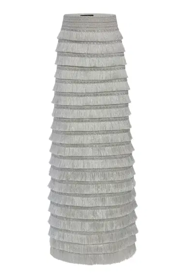 PatBo Metallic Fringe Maxi Skirt | Thumbnail 5 PatBo Metallic Fringe Maxi Skirt | Thumbnail 5
