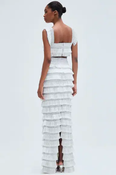 PatBo Metallic Fringe Maxi Skirt | Thumbnail 7 PatBo Metallic Fringe Maxi Skirt | Thumbnail 7