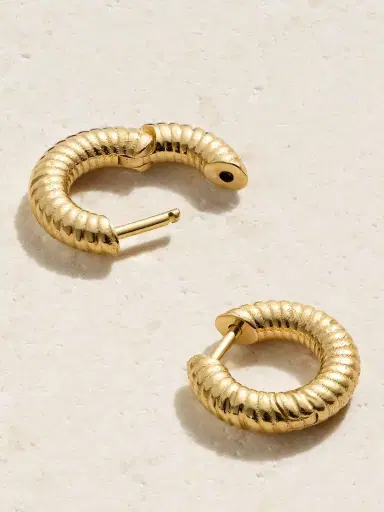 Established 14-karat Gold Hoop Earrings | Thumbnail 3 Established 14-karat Gold Hoop Earrings | Thumbnail 3