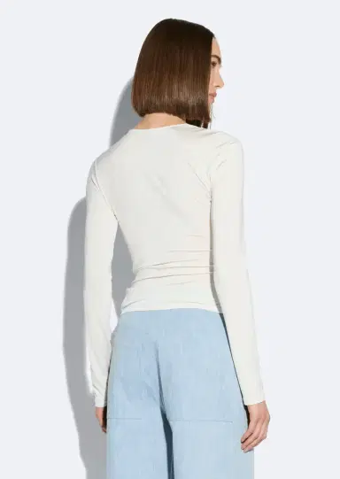 Lapointe Jersey Asymmetrical Ruched Top | Thumbnail 2 Lapointe Jersey Asymmetrical Ruched Top | Thumbnail 2
