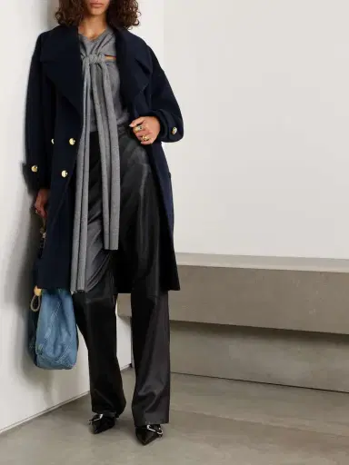Loewe Oversized Double-breasted Wool Coat | Thumbnail 2 Loewe Oversized Double-breasted Wool Coat | Thumbnail 2