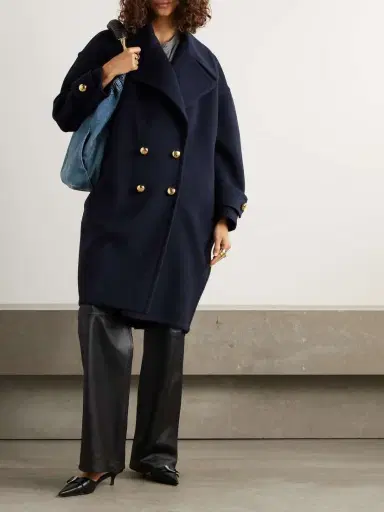 Loewe Oversized Double-breasted Wool Coat | Thumbnail 3 Loewe Oversized Double-breasted Wool Coat | Thumbnail 3