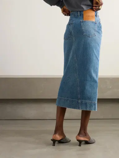Jacquemus La Jupe De Nimes Asymmetric Denim Midi Skirt | Thumbnail 3 Jacquemus La Jupe De Nimes Asymmetric Denim Midi Skirt | Thumbnail 3