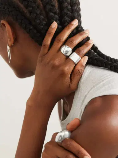 AGMES Daria Recycled Sterling Silver Ring | Thumbnail 5 AGMES Daria Recycled Sterling Silver Ring | Thumbnail 5