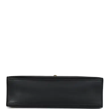 HERMÈS Hermes Kelly Pochette Black Swift Gold Hardware | Thumbnail 6 HERMÈS Hermes Kelly Pochette Black Swift Gold Hardware | Thumbnail 6