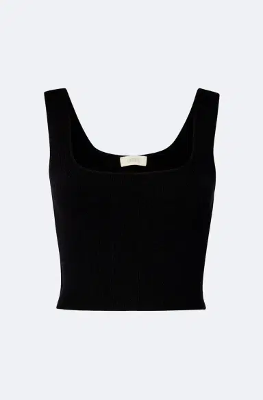 LAPOINTE Merino Cropped Tank | Thumbnail 3 LAPOINTE Merino Cropped Tank | Thumbnail 3