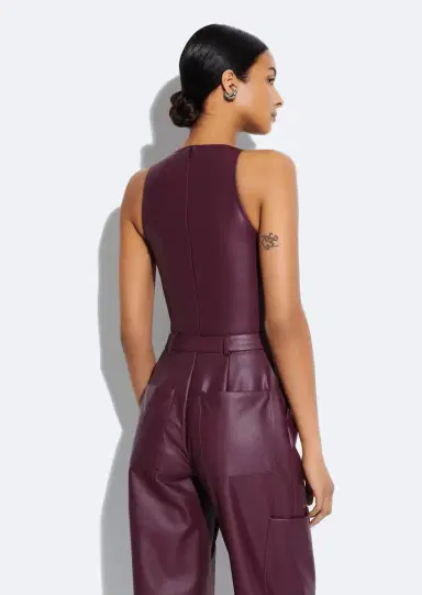 LAPOINTE Stretch Faux Leather Bodysuit | Thumbnail 2 LAPOINTE Stretch Faux Leather Bodysuit | Thumbnail 2