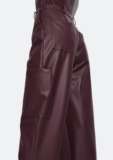 LAPOINTE Stretch Faux Leather Tapered Trouser | Thumbnail 3 LAPOINTE Stretch Faux Leather Tapered Trouser | Thumbnail 3