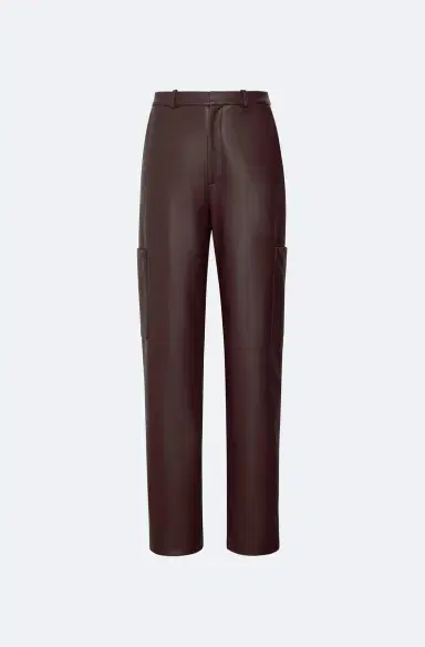 LAPOINTE Stretch Faux Leather Tapered Trouser | Thumbnail 4 LAPOINTE Stretch Faux Leather Tapered Trouser | Thumbnail 4