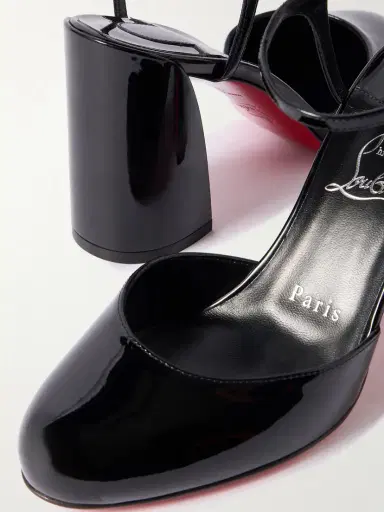 Christian Louboutin Jane 85 Patent-leather Pumps | Thumbnail 4 Christian Louboutin Jane 85 Patent-leather Pumps | Thumbnail 4