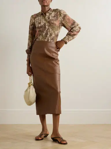 Ulla Johnson Vedra Pussy-bow Printed Silk Crepe De Chine Blouse | Thumbnail 2 Ulla Johnson Vedra Pussy-bow Printed Silk Crepe De Chine Blouse | Thumbnail 2