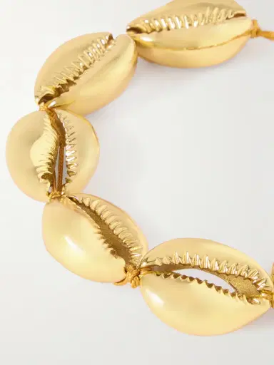 TOHUM Large Gold-plated Shell Bracelet | Thumbnail 4 TOHUM Large Gold-plated Shell Bracelet | Thumbnail 4
