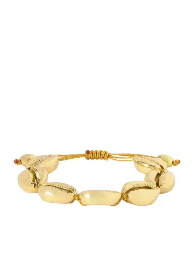 TOHUM Large Gold-plated Shell Bracelet | Thumbnail 1 TOHUM Large Gold-plated Shell Bracelet | Thumbnail 1