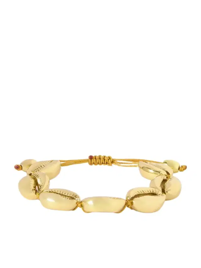 TOHUM Large Gold-plated Shell Bracelet