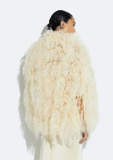 Lapointe Marbled Feathers Jacket | Thumbnail 2 Lapointe Marbled Feathers Jacket | Thumbnail 2