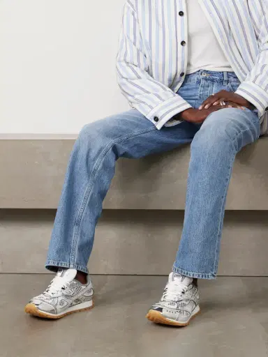 Bottega Veneta Orbit Metallic Rubber, Mesh And Fishnet Sneakers | Thumbnail 2 Bottega Veneta Orbit Metallic Rubber, Mesh And Fishnet Sneakers | Thumbnail 2
