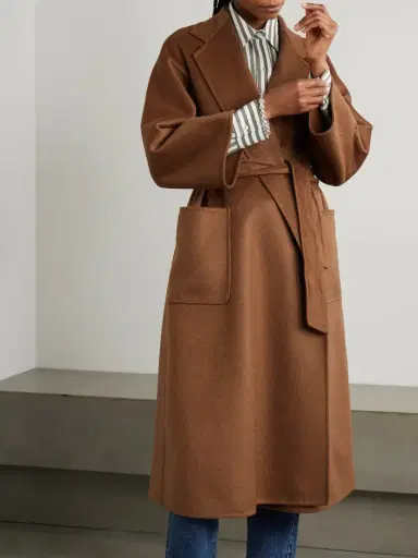 Max Mara Ludmilla Belted Cashmere Coat | Thumbnail 3 Max Mara Ludmilla Belted Cashmere Coat | Thumbnail 3