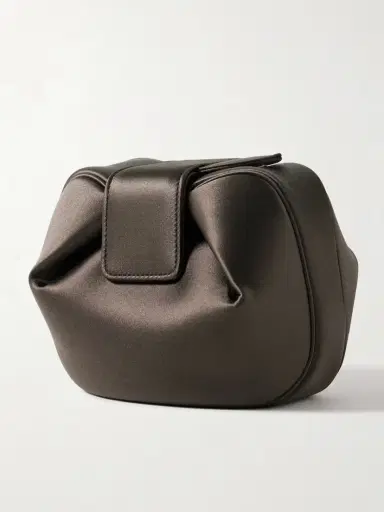 Gabriela Hearst Soft Demi Satin Clutch | Thumbnail 3 Gabriela Hearst Soft Demi Satin Clutch | Thumbnail 3