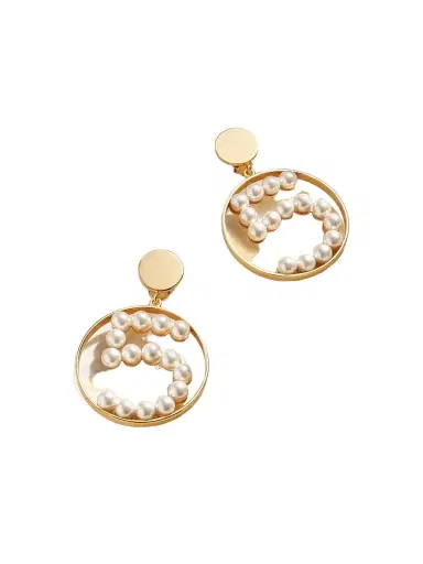 Susan Caplan Vintage plated Faux Pearl Clip Earrings | Thumbnail 1 Susan Caplan Vintage plated Faux Pearl Clip Earrings | Thumbnail 1