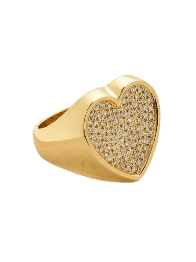 Heart 18-karat Gold Diamond Ring Heart 18-karat Gold Diamond Ring
