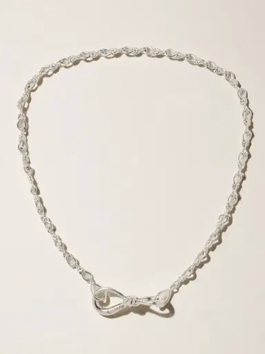 Marla Aaron True Lover's Knot Sterling Silver Necklace | Thumbnail 4 Marla Aaron True Lover's Knot Sterling Silver Necklace | Thumbnail 4