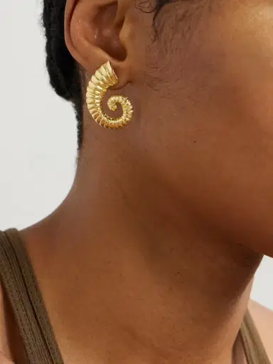 YSSO 1989 Gold-plated Earrings | Thumbnail 4 YSSO 1989 Gold-plated Earrings | Thumbnail 4