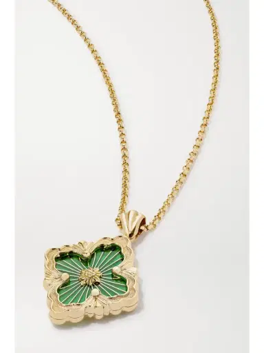 Buccellati Opera Tulle 18-karat Gold And Enamel Necklace | Thumbnail 4 Buccellati Opera Tulle 18-karat Gold And Enamel Necklace | Thumbnail 4