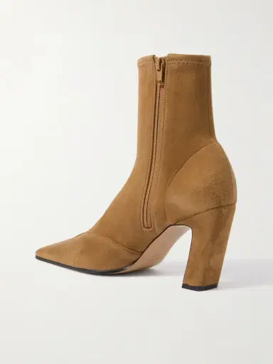 Khaite Nevada Suede Ankle Boots | Thumbnail 3 Khaite Nevada Suede Ankle Boots | Thumbnail 3