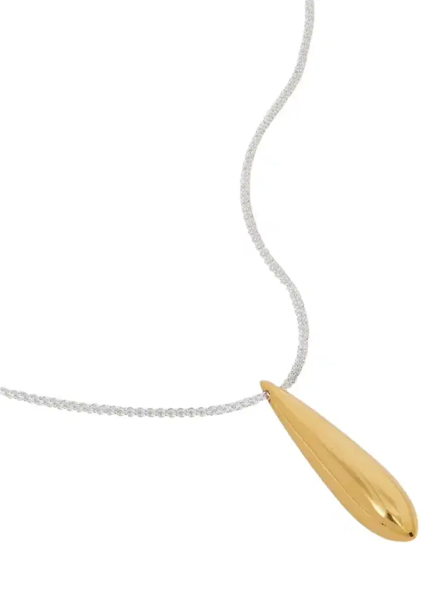 Audrey Recycled Sterling Silver And Gold Vermeil Necklace Audrey Recycled Sterling Silver And Gold Vermeil Necklace