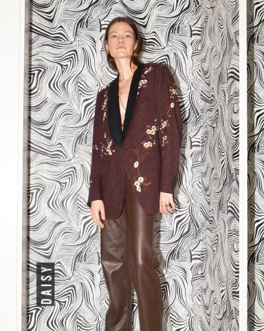 Jen Wonders Studio Dinner Jacket by Ralph Lauren adorned by Jen Wonders | Thumbnail 3 Jen Wonders Studio Dinner Jacket by Ralph Lauren adorned by Jen Wonders | Thumbnail 3