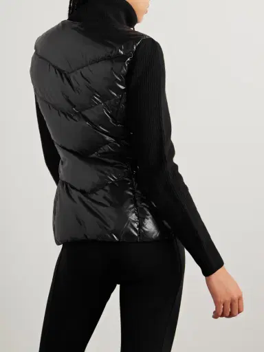 Moncler Appliquéd Wool And Quilted Shell Down Jacket | Thumbnail 3 Moncler Appliquéd Wool And Quilted Shell Down Jacket | Thumbnail 3