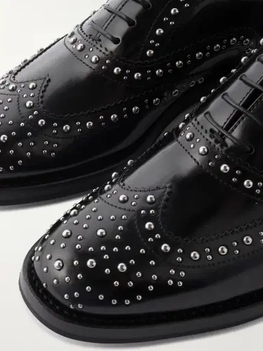Church's Burwood Met Studded Glossed-leather Brogues | Thumbnail 4 Church's Burwood Met Studded Glossed-leather Brogues | Thumbnail 4
