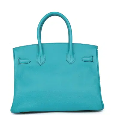 HERMÈS Hermes Birkin 30 Bleu Paon Epsom Gold Hardware | Thumbnail 4 HERMÈS Hermes Birkin 30 Bleu Paon Epsom Gold Hardware | Thumbnail 4