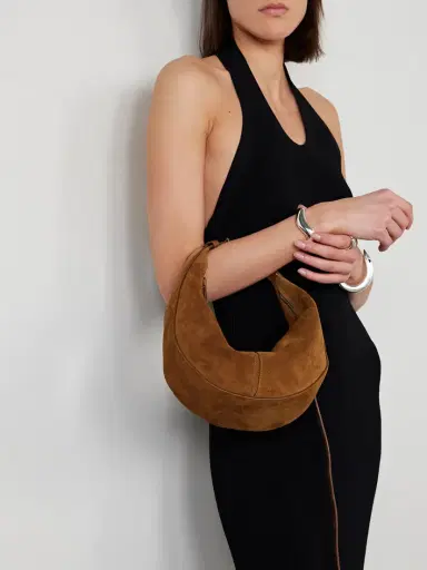 Proenza Schouler Slide Paneled Suede Shoulder Bag | Thumbnail 2 Proenza Schouler Slide Paneled Suede Shoulder Bag | Thumbnail 2
