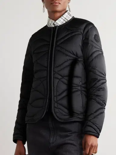 Moncler Pyrope Appliquéd Quilted Shell Down Jacket | Thumbnail 3 Moncler Pyrope Appliquéd Quilted Shell Down Jacket | Thumbnail 3