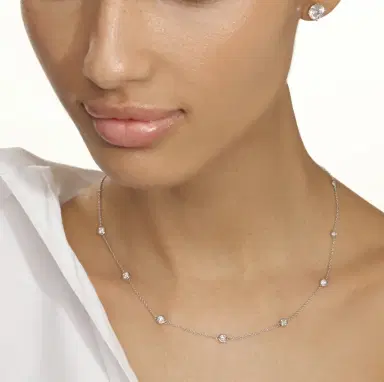 Stephanie Gottlieb 8 Stone Diamond Necklace | Thumbnail 2 Stephanie Gottlieb 8 Stone Diamond Necklace | Thumbnail 2